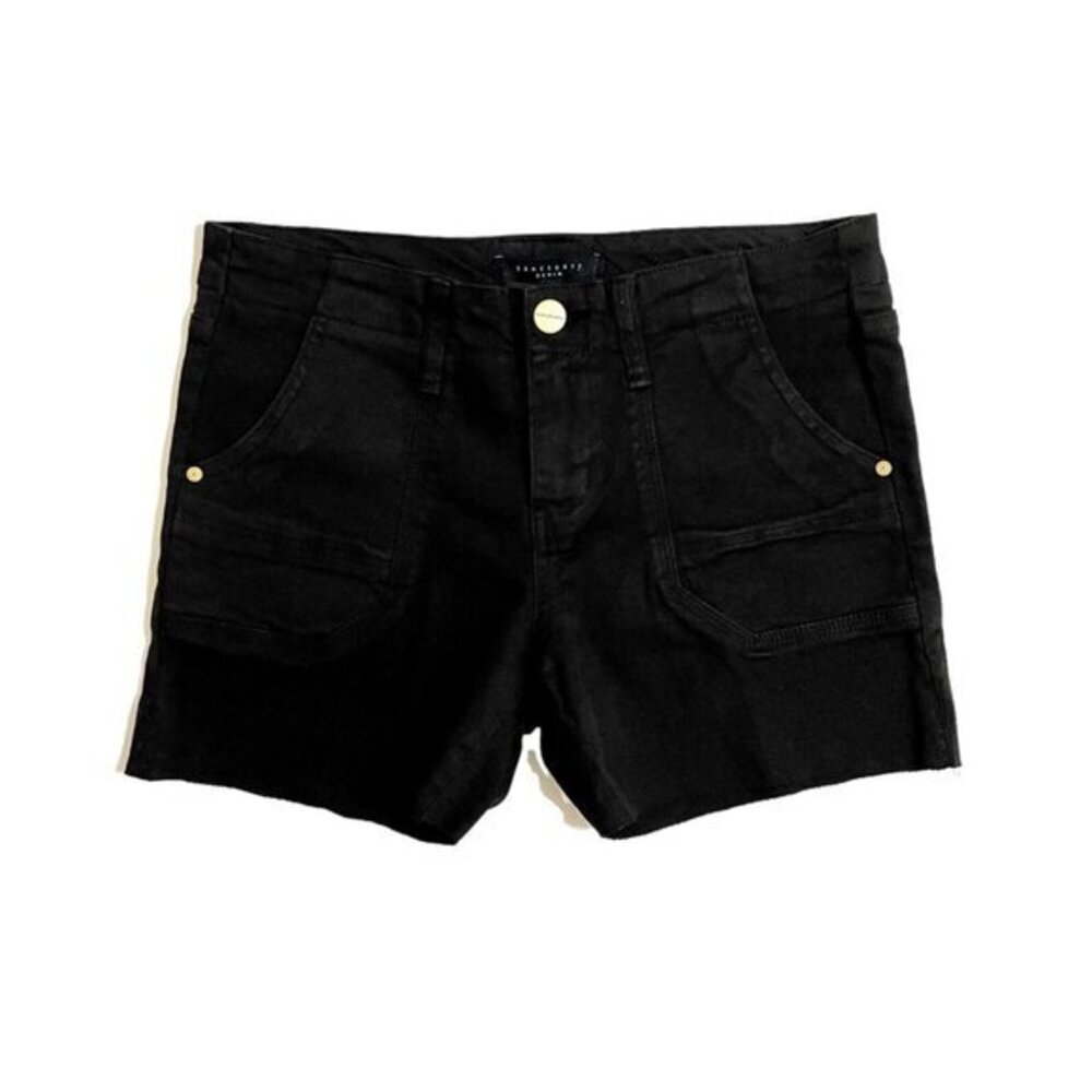 Sanctuary Denim Cutoff Shorts Cargo Jean Shorts SZ 27 NWT